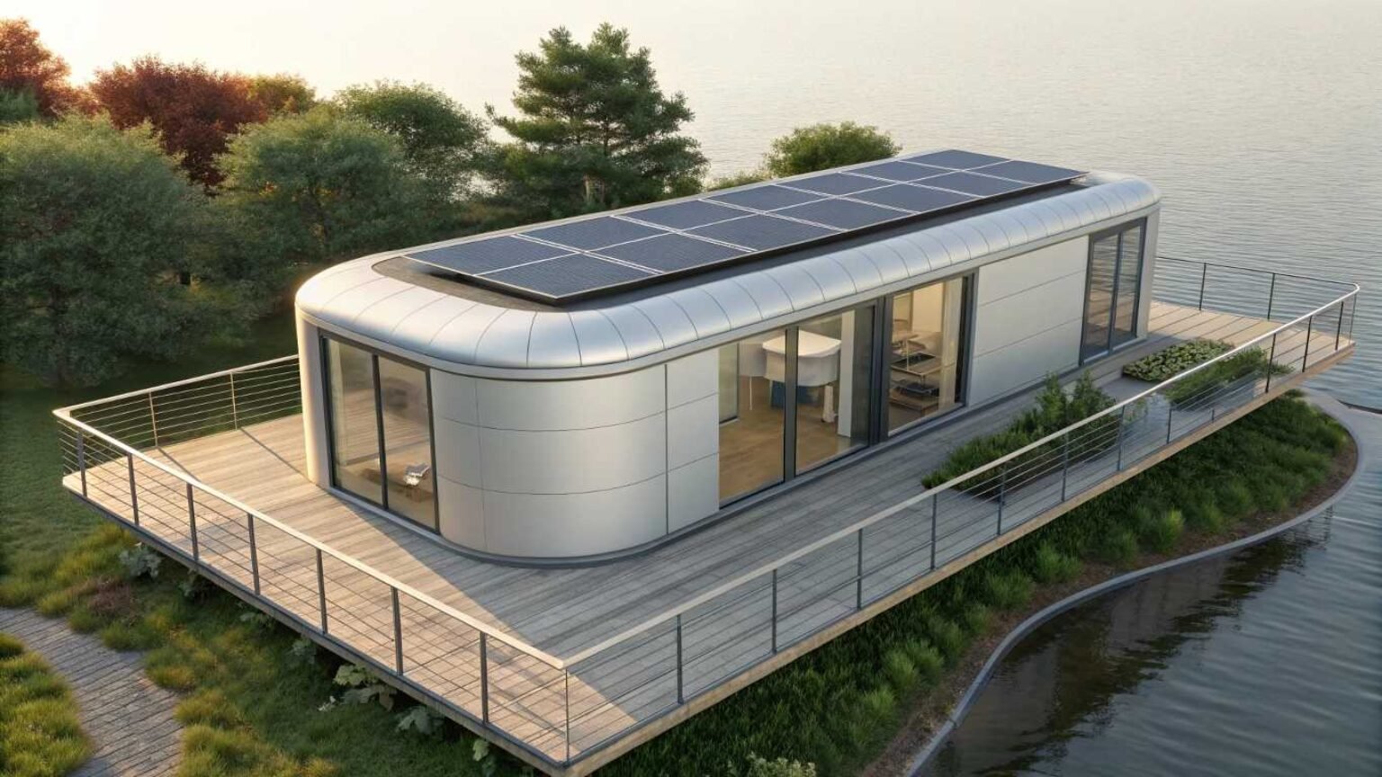 Elon's $9,500 Smart Cabin Replaces Rent — And It's 100% Off-Grid - Off-Grid Apartment Displayed Pod