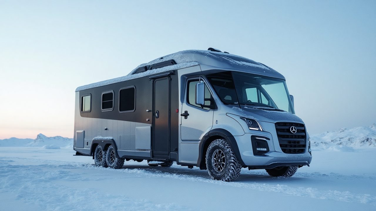 Arctic Fortress – A Winter Motorhome with Unmatched Comfort