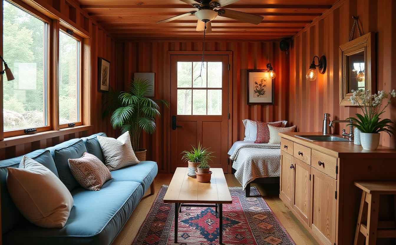 Bohemian Nomad Den interior