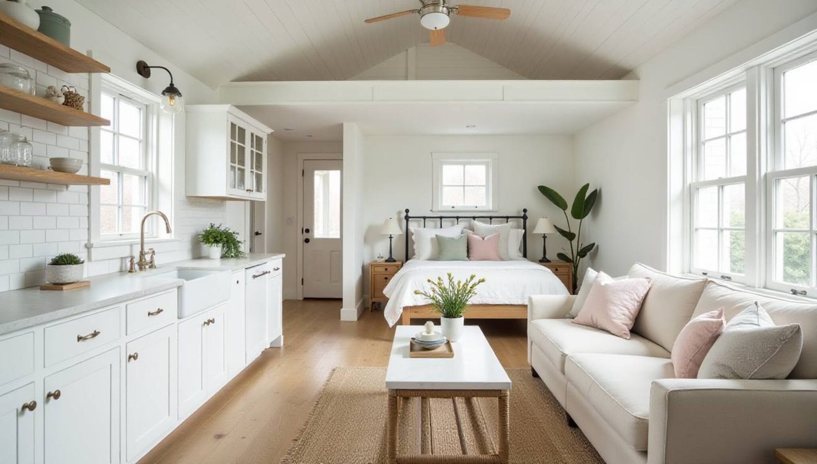 Modern Farmhouse Tiny Homes: 15 Cozy Spaces with Shiplap Walls, Farm ...