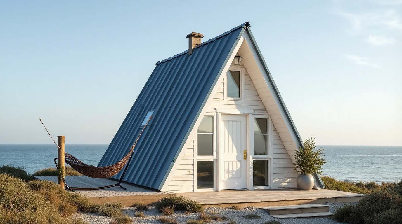 Seabreeze Serenity A-Frame – Coastal Charm with a Nautical Twist