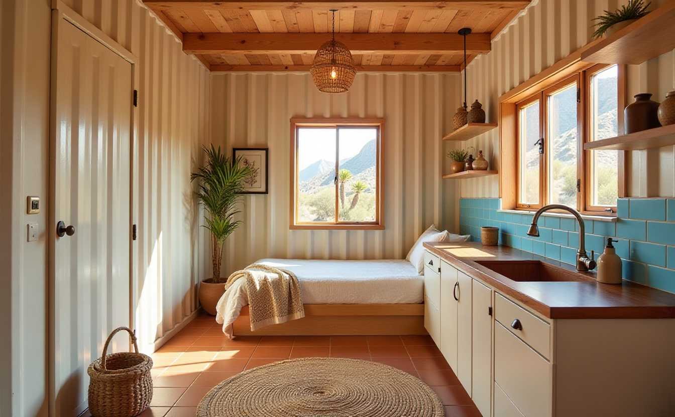 Desert Adobe Haven interior