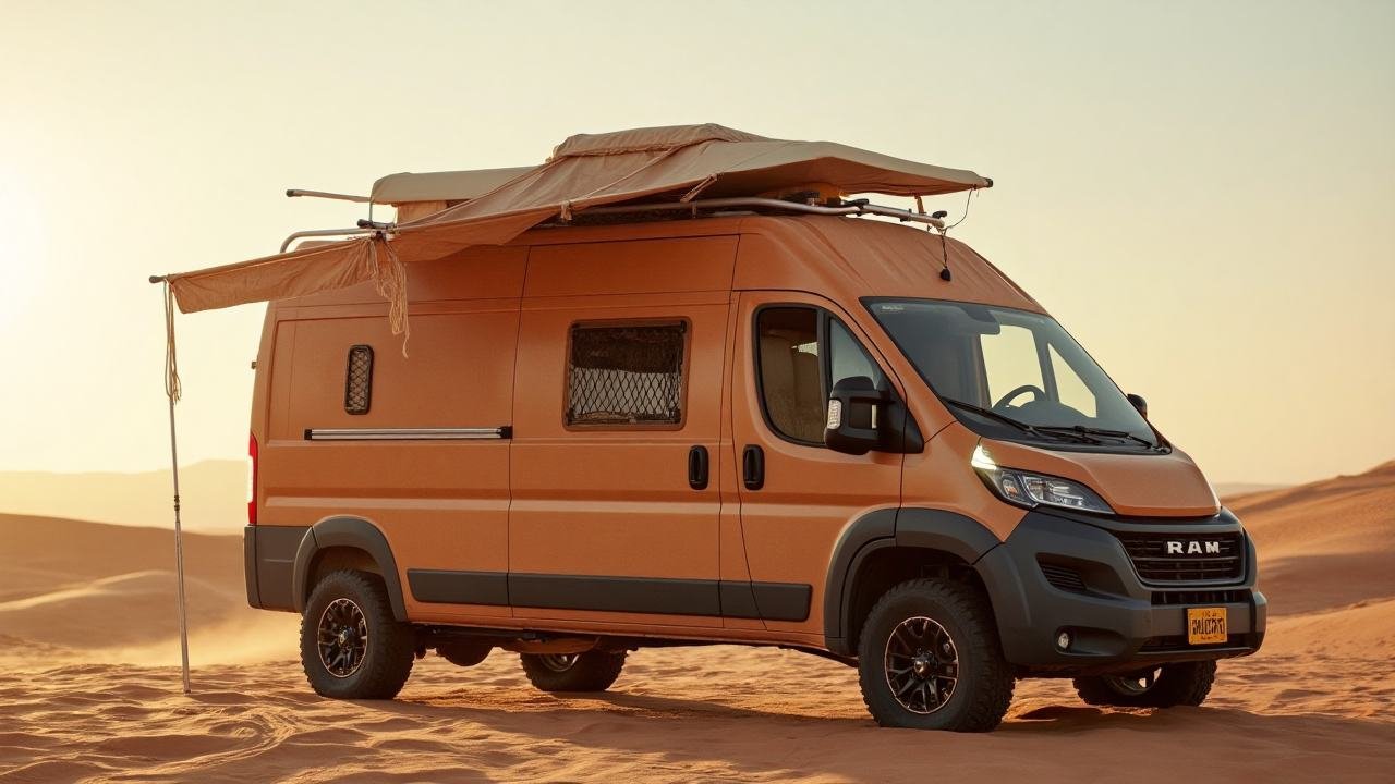 Sahara Glow Retreat – Moroccan-Inspired Camper for Endless Summer Adventures