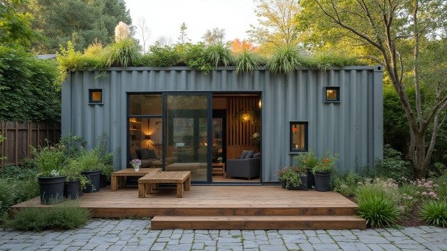 Eco-Chic Urban Retreat: A Green Roof Sanctuary in the City