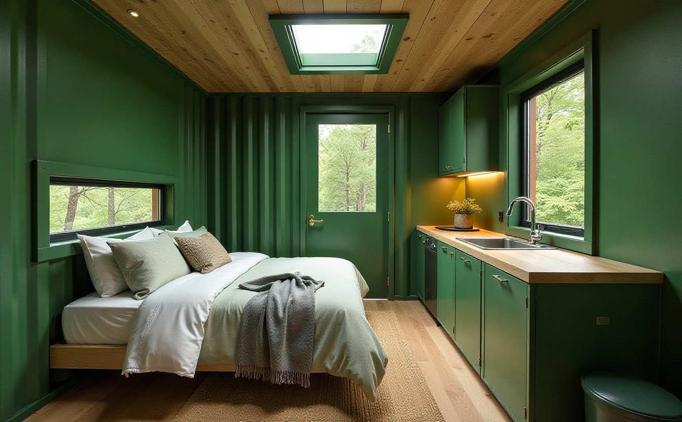 Eco-Luxury Pod interior