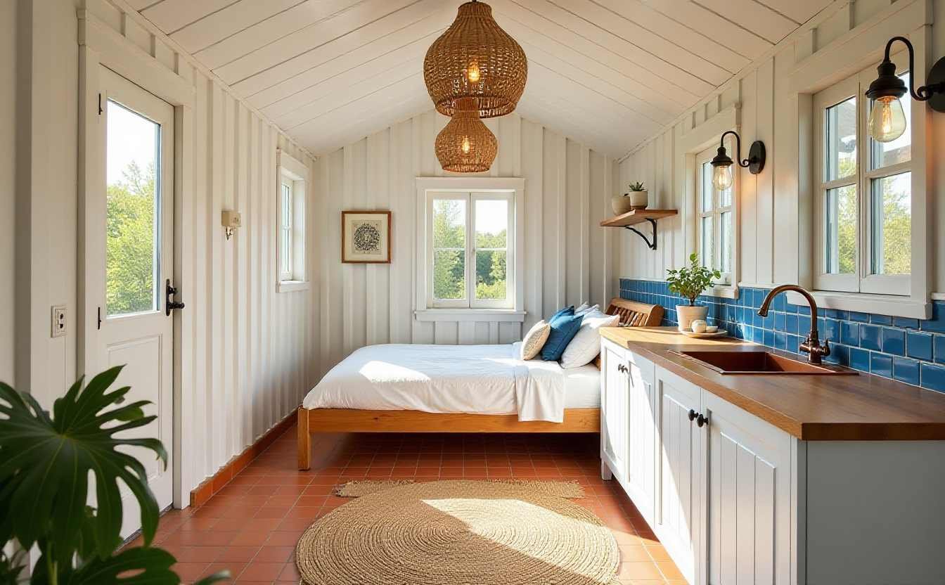 Mediterranean Sunroom interior