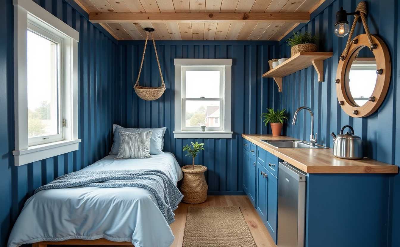 Nautical Seaside Cabin interior