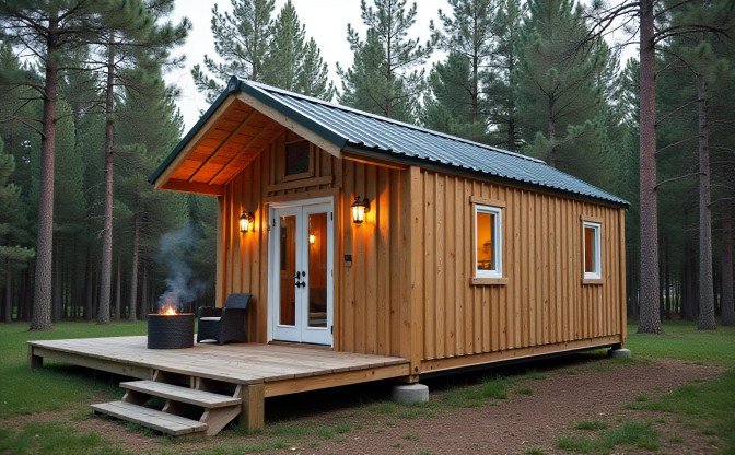 Forest Green: Woodland Container Cabin Retreat