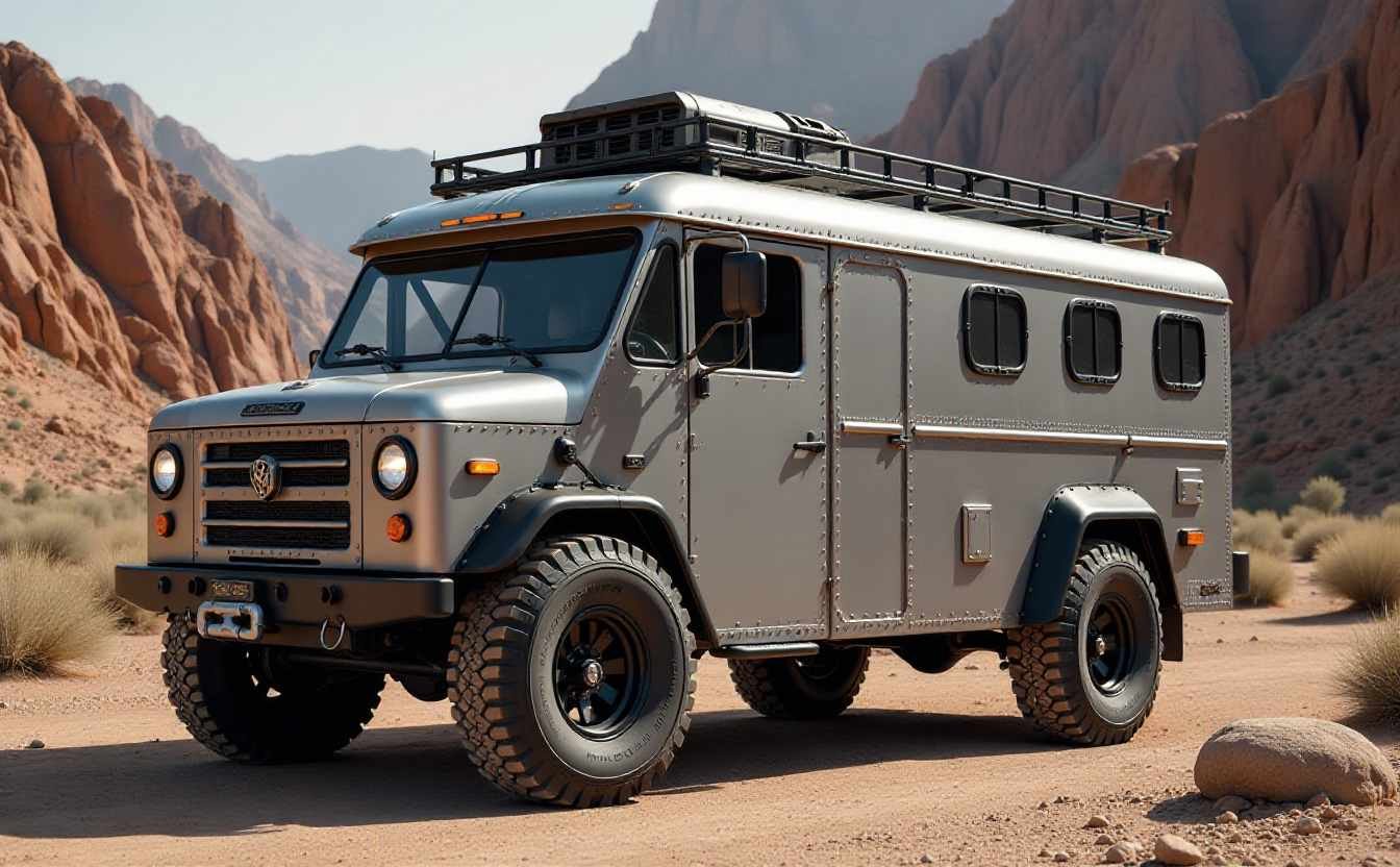 Steelheart – Rugged Industrial Loft Van Built for Harsh Terrains
