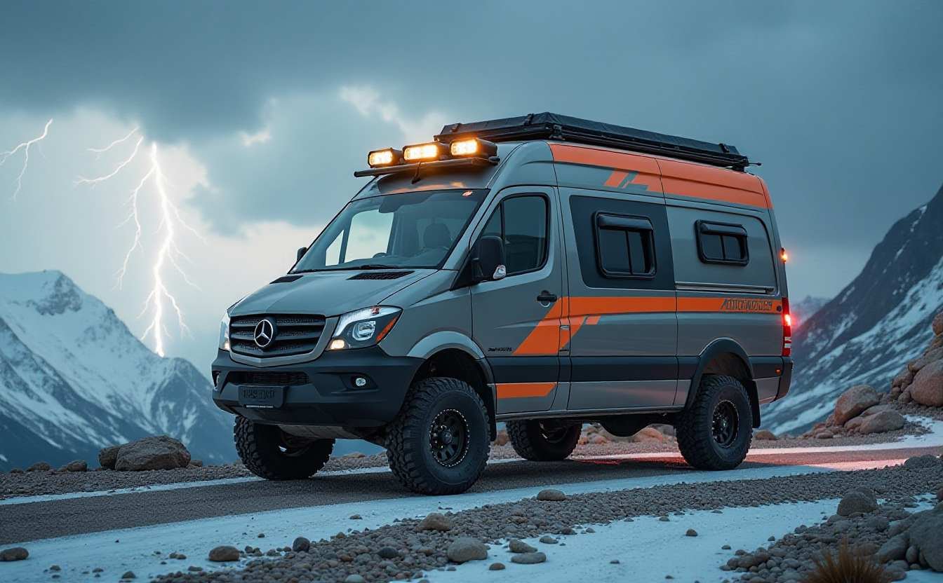 Stormwatcher Command – Tactical Science Van for High-Altitude Weather Chasing