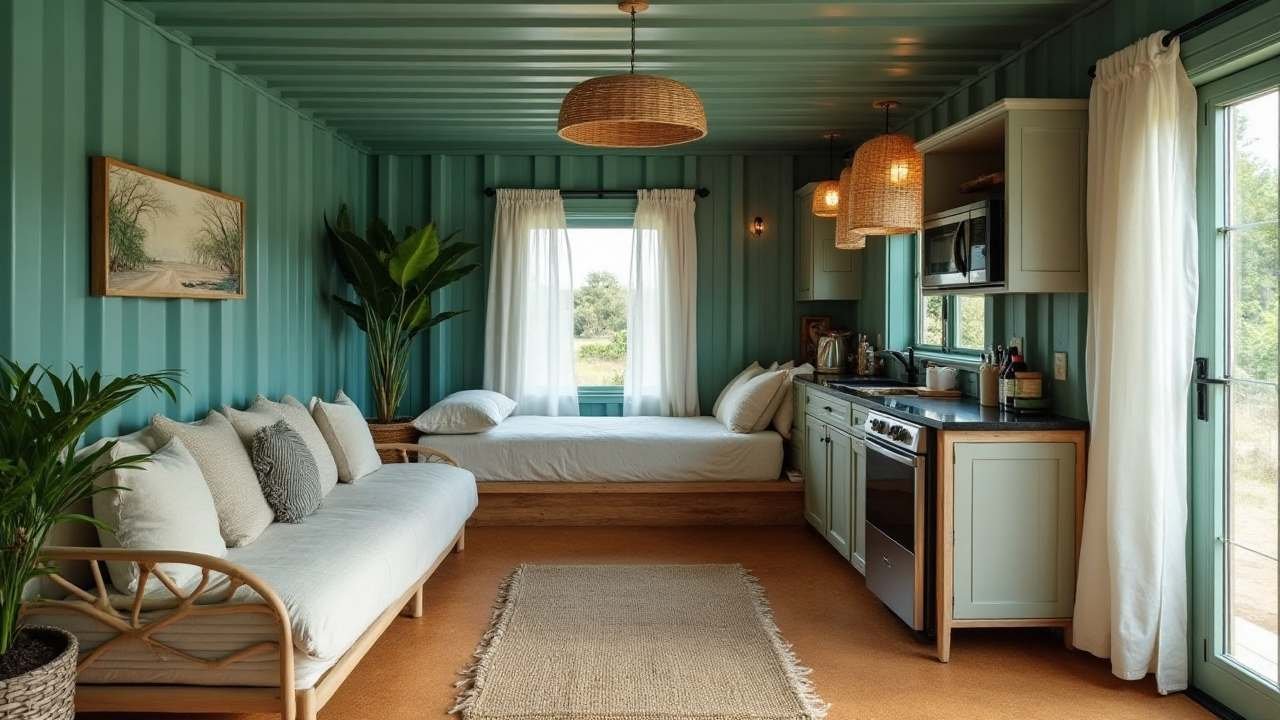 Tropical Beach Retreat Interior