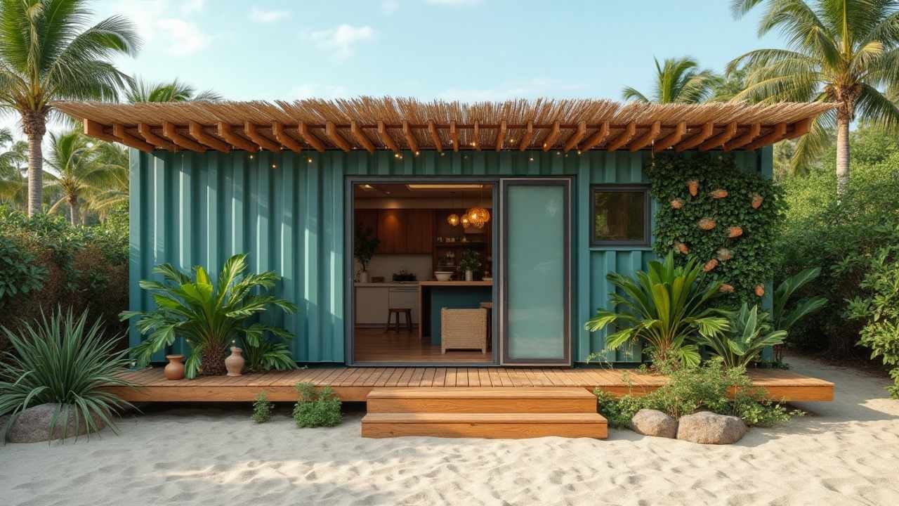 Turquoise & Timber: Tropical Beach Container Retreat