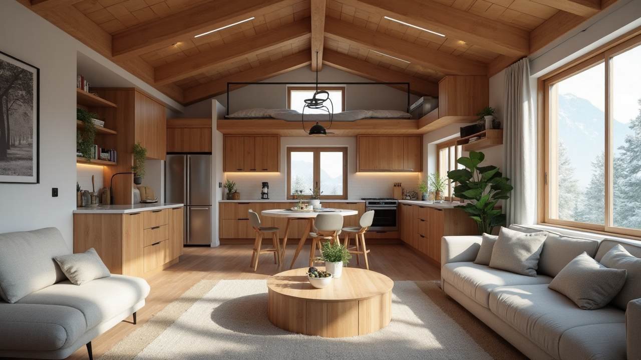 Alpine Chalet Tiny Home interior