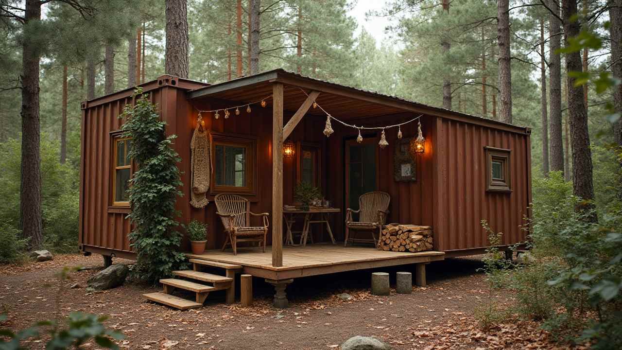 Whimsical Woodland Cabin: Boho Writer’s Creative Escape