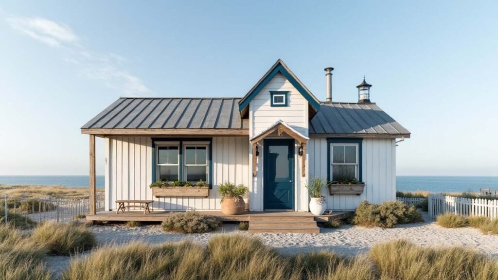 Nautical Whites & Blues: Coastal Shiplap Cottage Escape