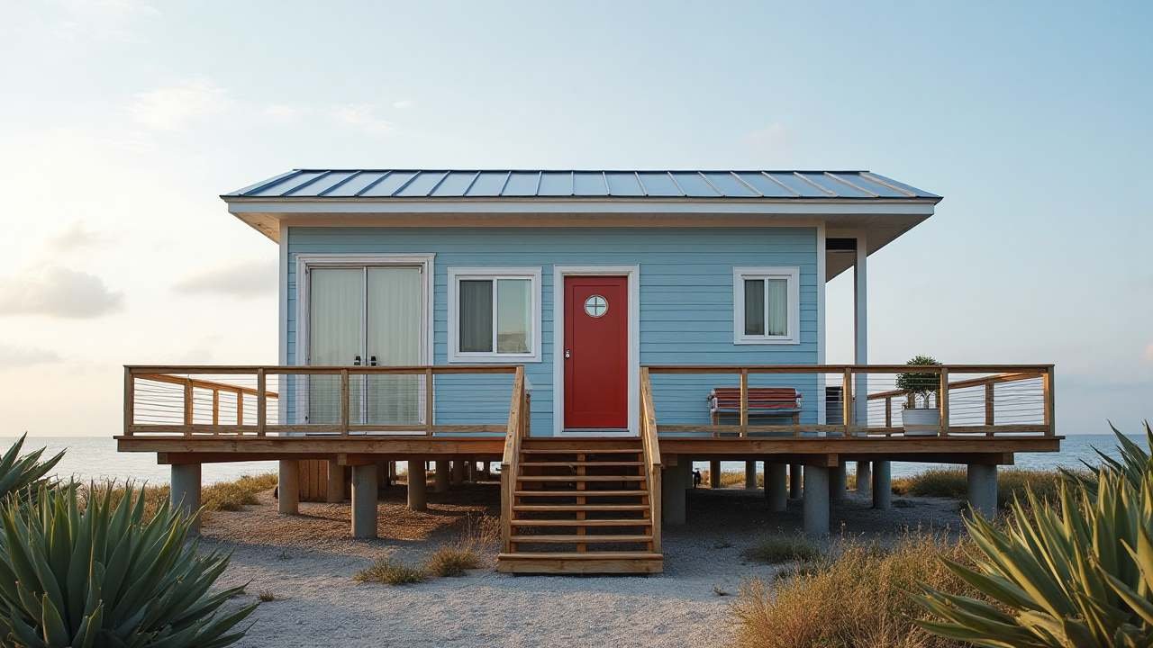 Cerulean Coastal Gem - A Nautical Retreat with Ocean Views
