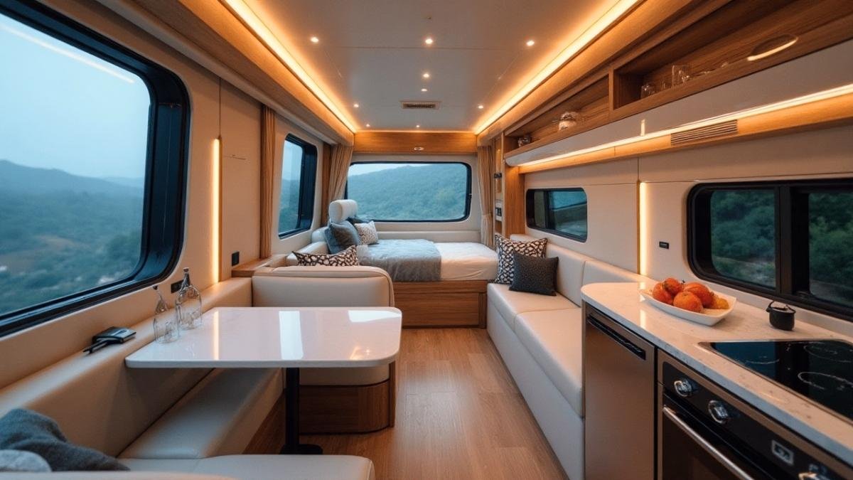 Futuristic Vision - Compact Motorhome Interior