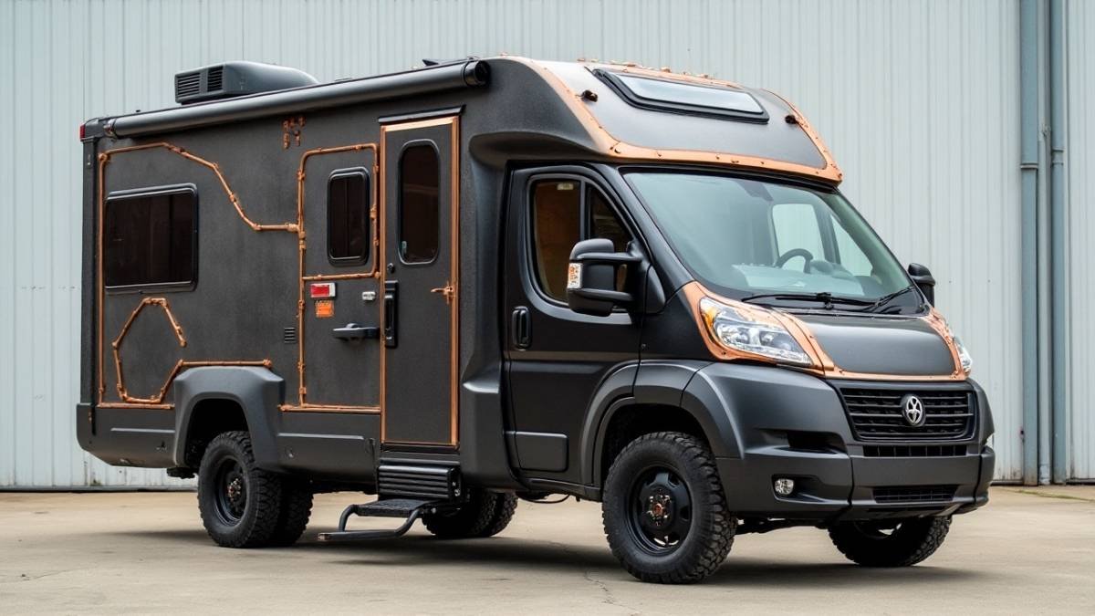 Industrial Edge Compact Motorhome - Raw Power Meets Refined Utility