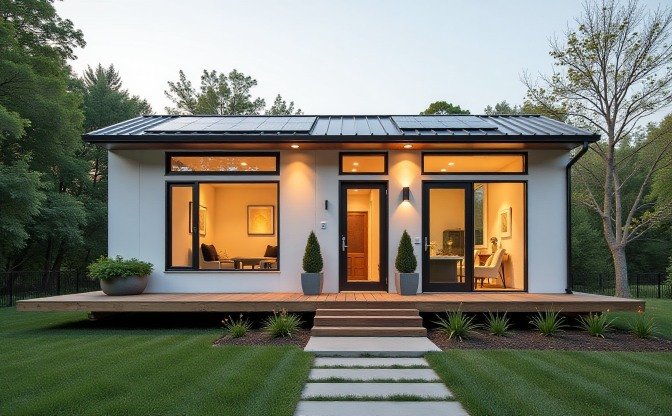 Lightbox Living: A Modern Tiny Home with Illuminated Design