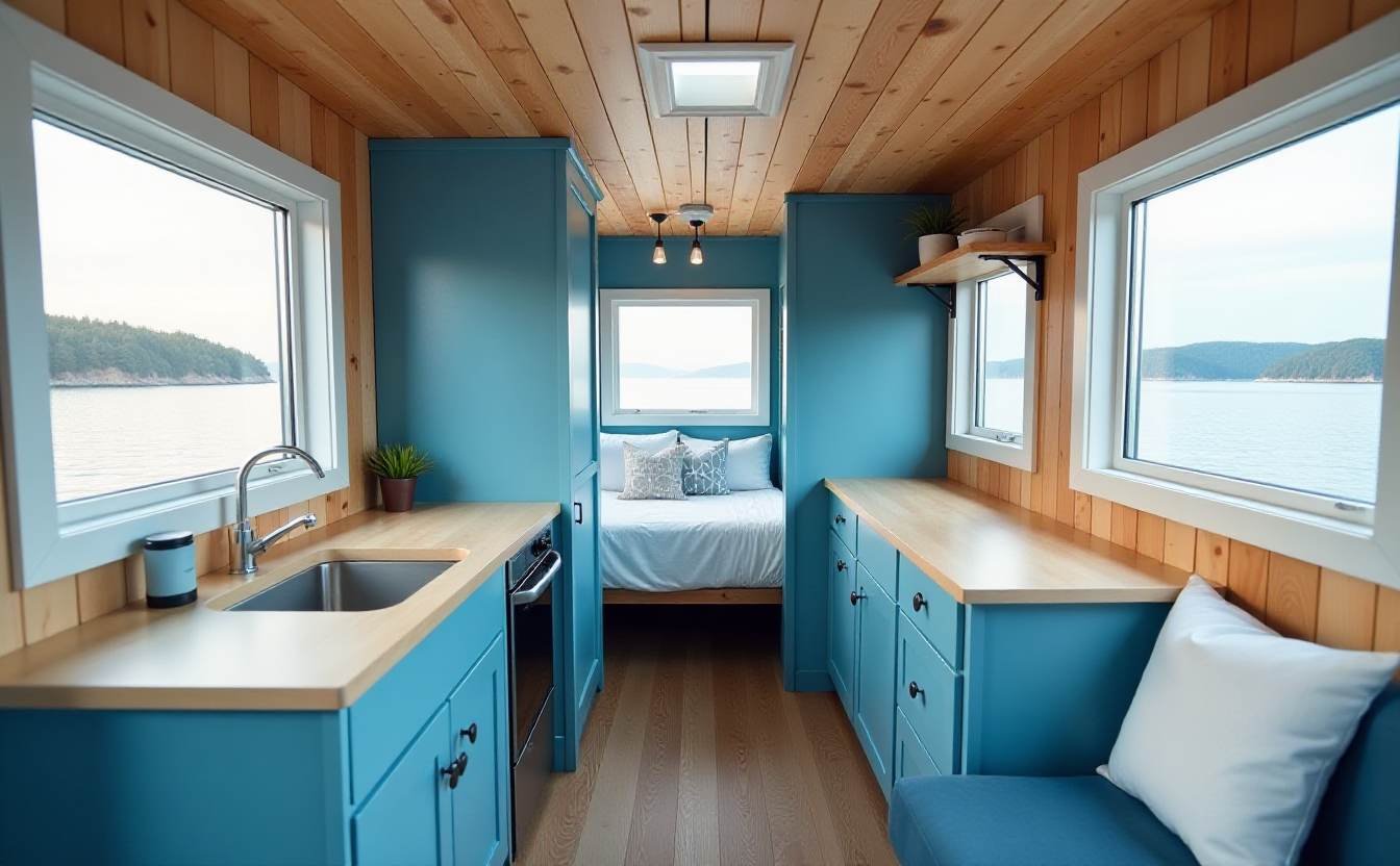 Maritime Cabinette – Nautical Micro Cabin on Storm Anchors interior