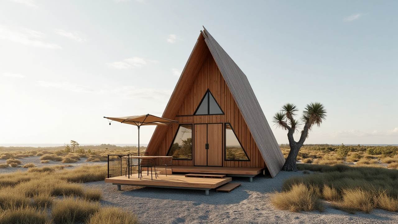 Retro Coastal A-Frame - A Wind-Slicing Chalet Revival