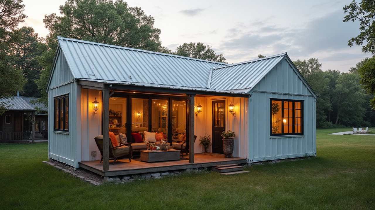 Charm and Comfort Container Home - Rustic Farmhouse Living Perfected