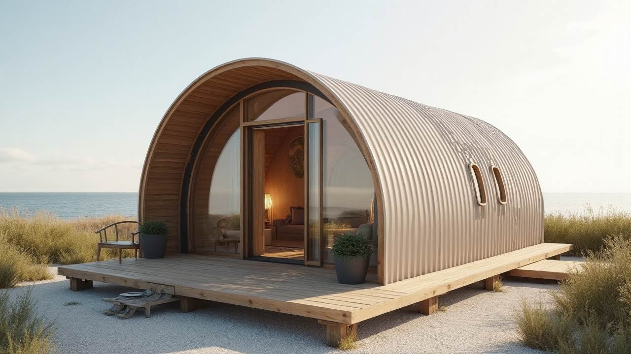 Scandi-Boho Coastal Pod – Where Curves Meet Calm