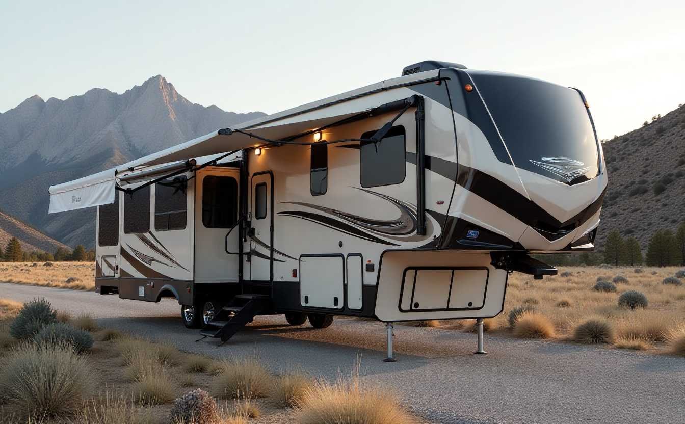 Desert Oasis Expandable Fifth Wheel - Rustic Elegance on Wheels