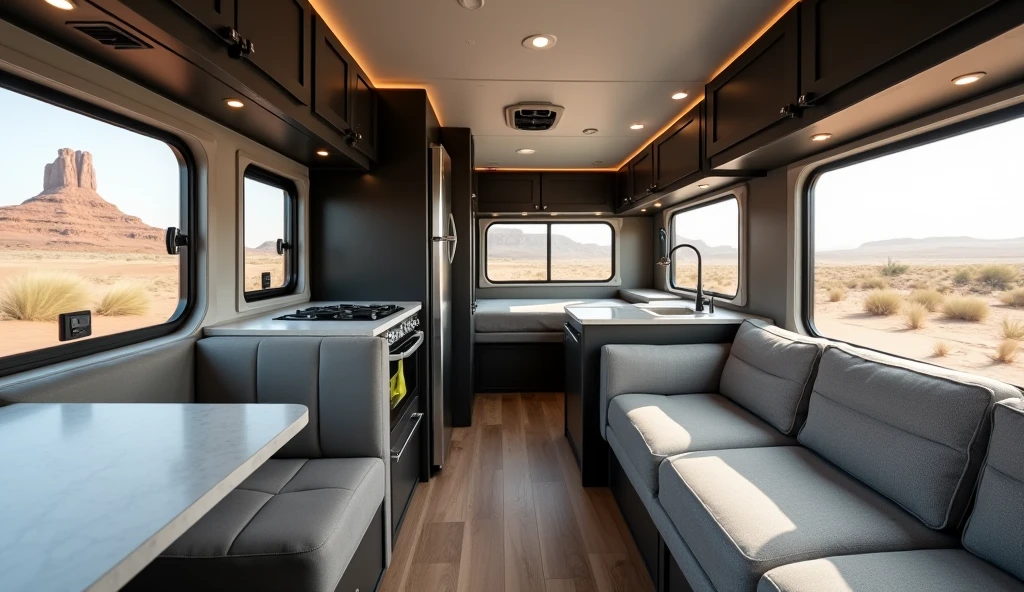 The Multi-Directional Explorer RV interior