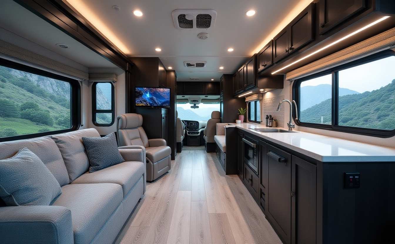 The Transformative Tech-Integrated Lounge interior