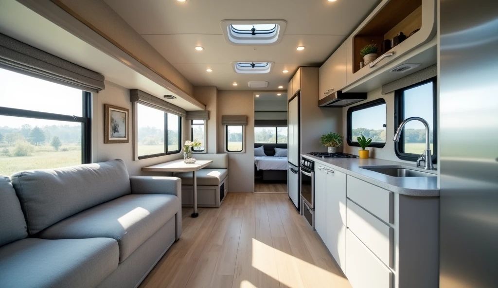 The Urban Loft RV interior