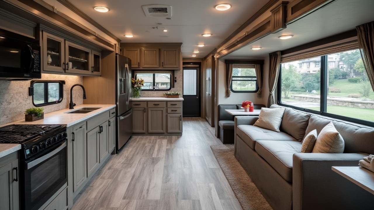 2025 Entegra Aspire 44R RV with Hidden Garage Space Interior