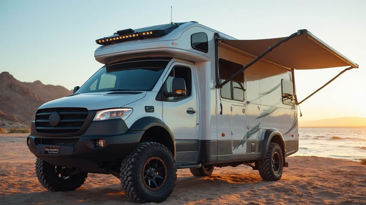 Steel Explorer Haven - Adventure Mobile RV That Conquers Any Terrain in Rugged Style