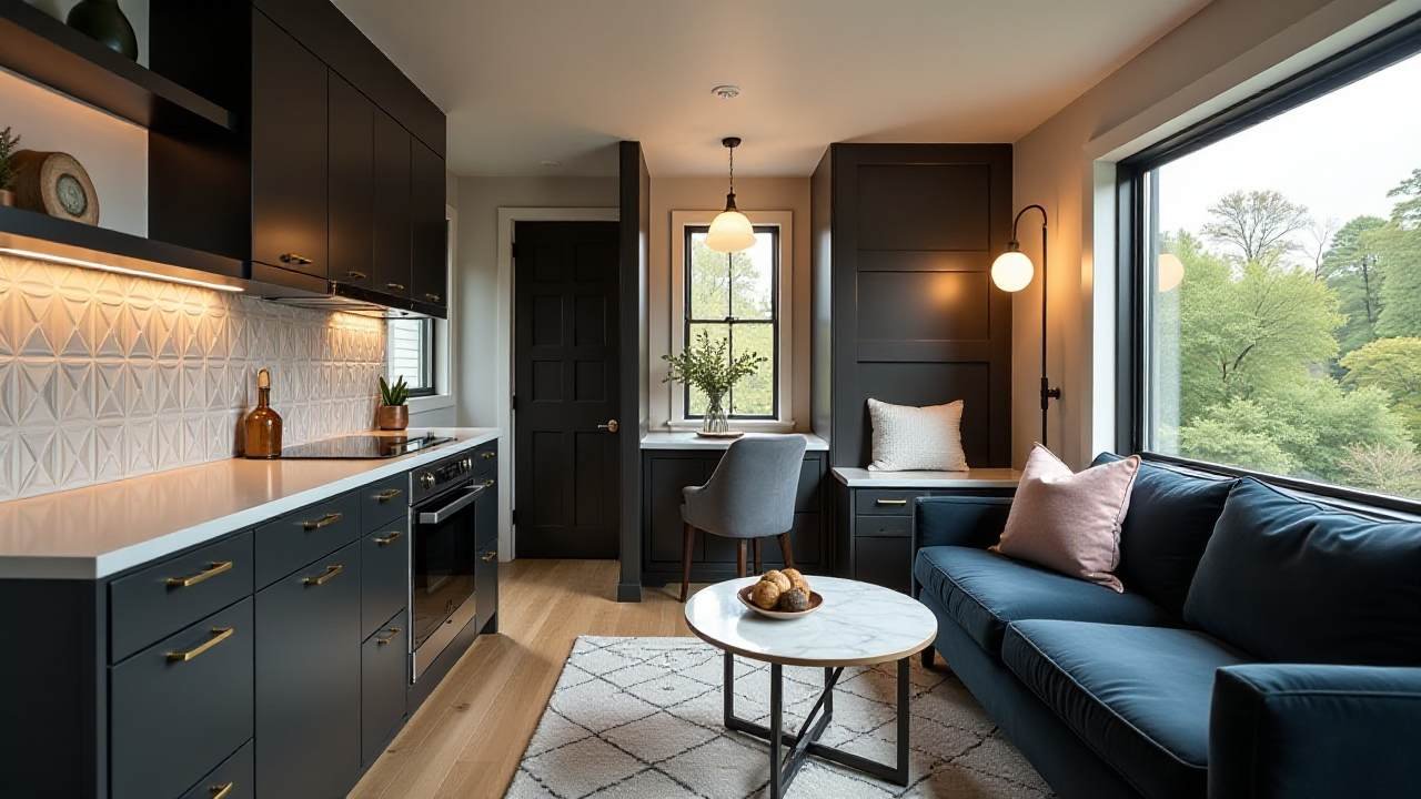 Art Deco Glam with Geometric Flair interior