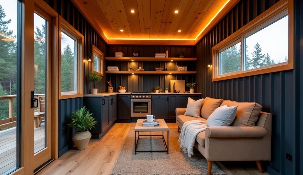 Art Studio Cabin interior