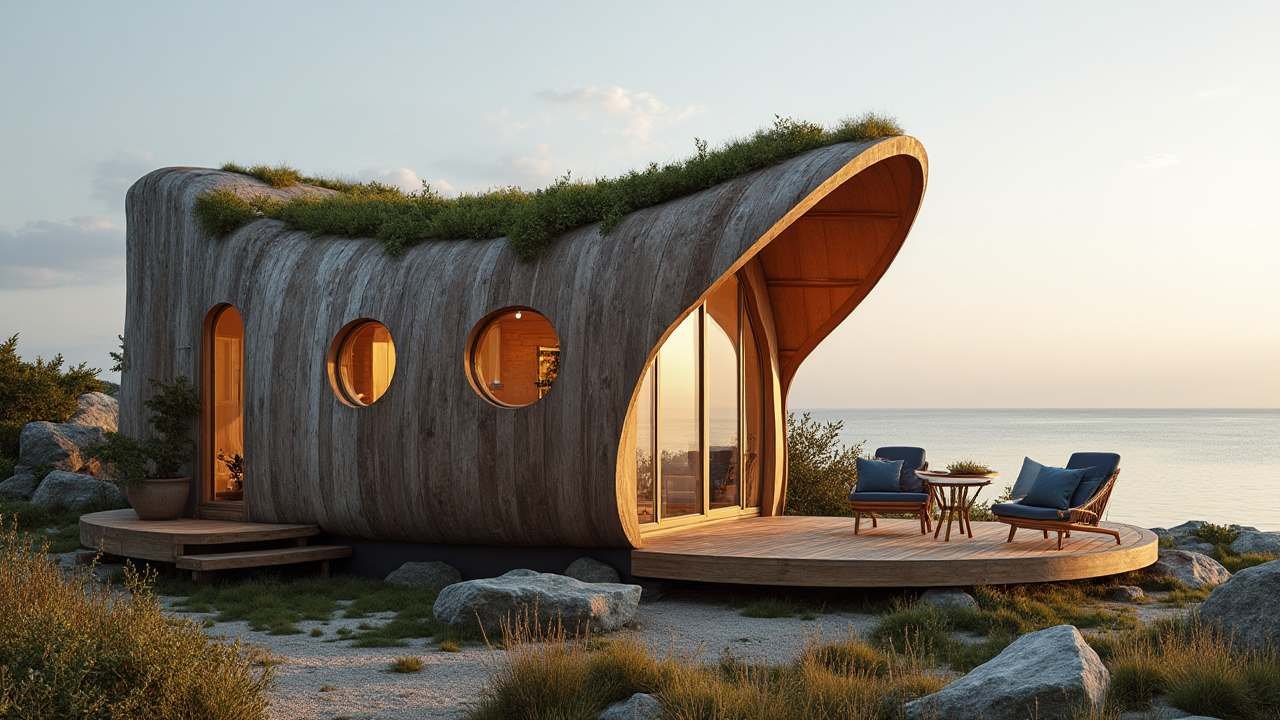 Earth-Wrapped Luxury Pod - Coastal Eco-Glam Living by the Sea