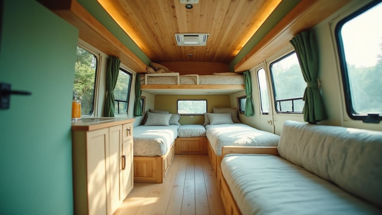 Eco-Friendly Oasis RV Interior