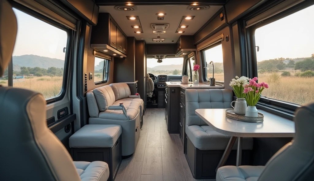 Experience the Outdoors, Elevated Modern RV with an Extended Deck interior
