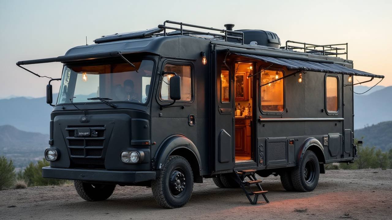 Steel Gray Minimalist - Industrial Loft RV That Redefines Mobile Architecture
