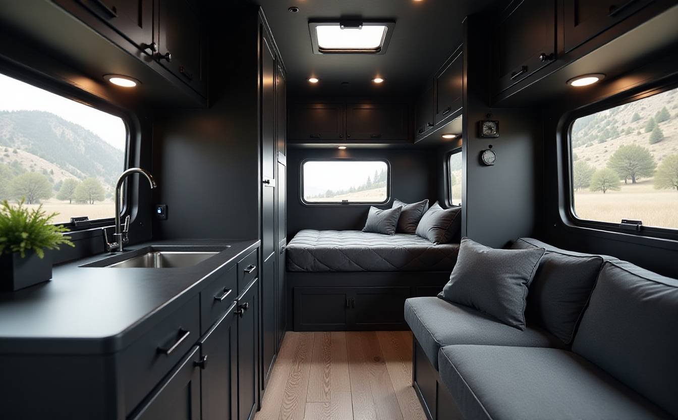 Industrial Loft on Wheels Interior