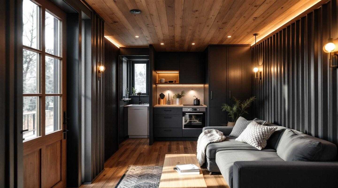 Industrial Rustic Studio interior