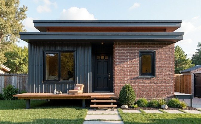Charcoal & Brick Factory - Industrial Urban Loft Tiny Home That Brings City Edge to Compact Living