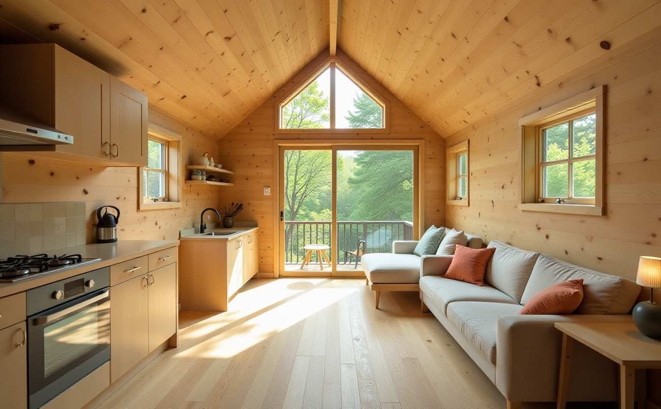 Japanese Zen Garden Tiny House interior