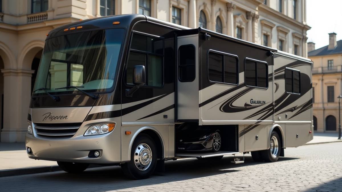 Champagne Dreams and European Elegance - Class A Motorhome That Redefines Road Luxury