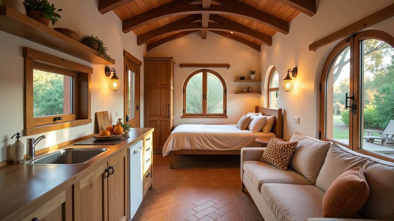 Mediterranean Escape with Courtyard Charm interior