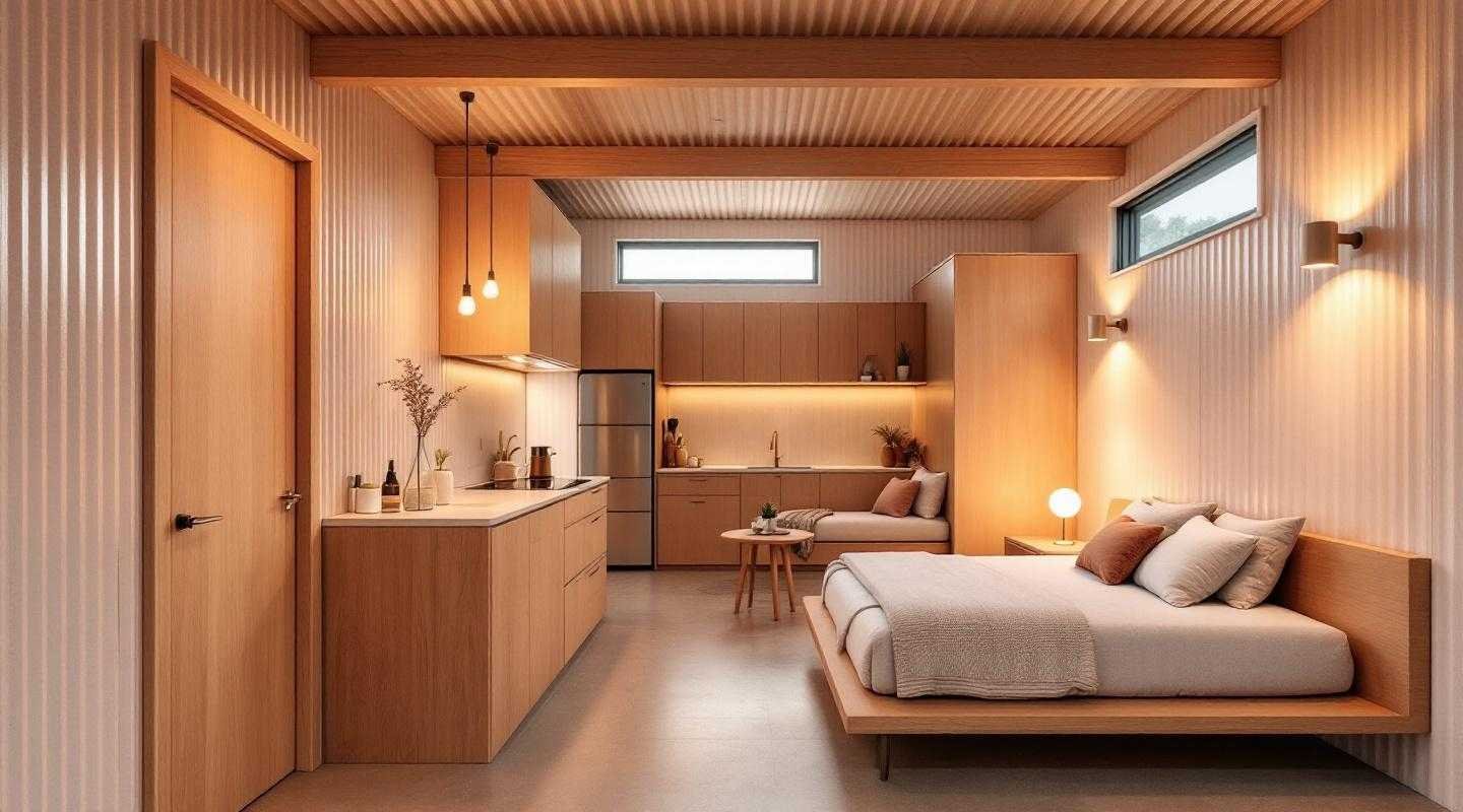 Minimalist Desert Retreat interior
