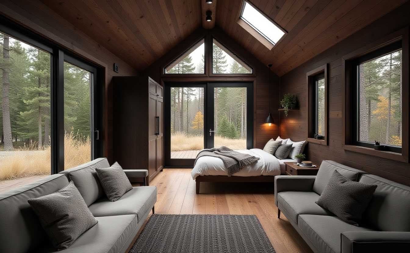 Modern Eco-Friendly Tiny Home interior