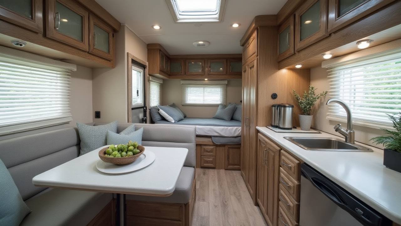 Modern Elegance RV Interior