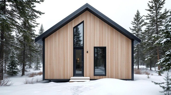 Cedar and Stone Symphony - Modern Luxurious Tiny Home Retreat