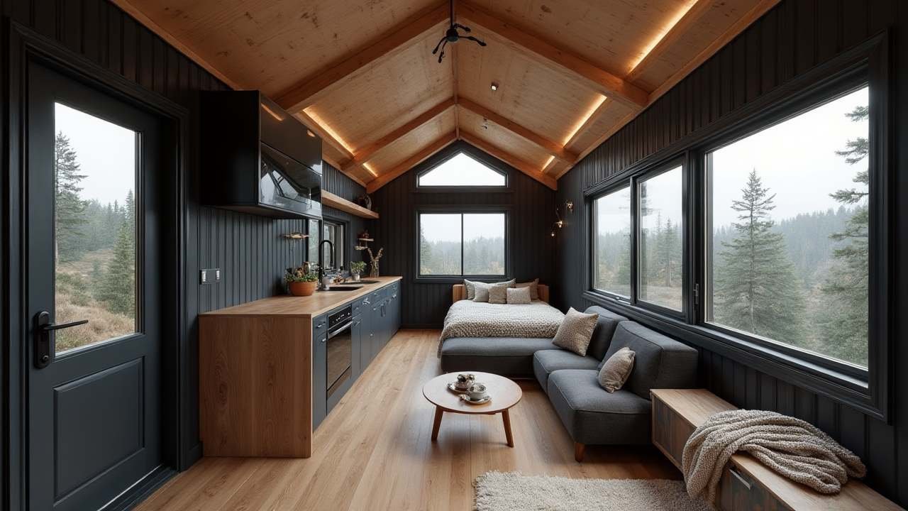 Modern Mountain Retreat interior